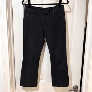 Diane von Furstenberg DVF Cropped Capri Stretch Cotton Pant